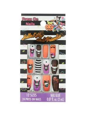 Hello Kitty And Friends Halloween Faux Nail Set
