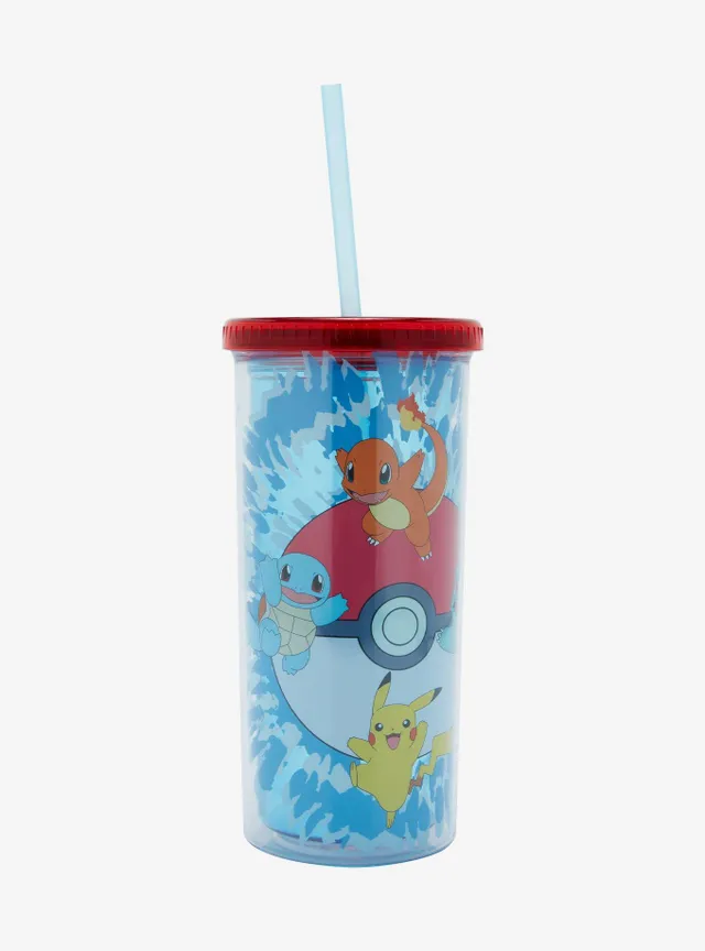 Pokemon Grid Poke Ball Topper Acrylic Travel Cup