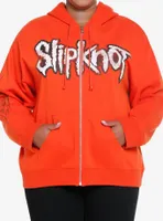 Slipknot Group Photo Orange Girls Hoodie Plus