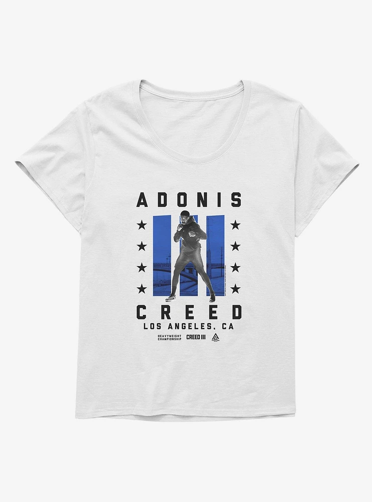 Creed III Adonis LA Heavyweight Championship Girls T-Shirt Plus