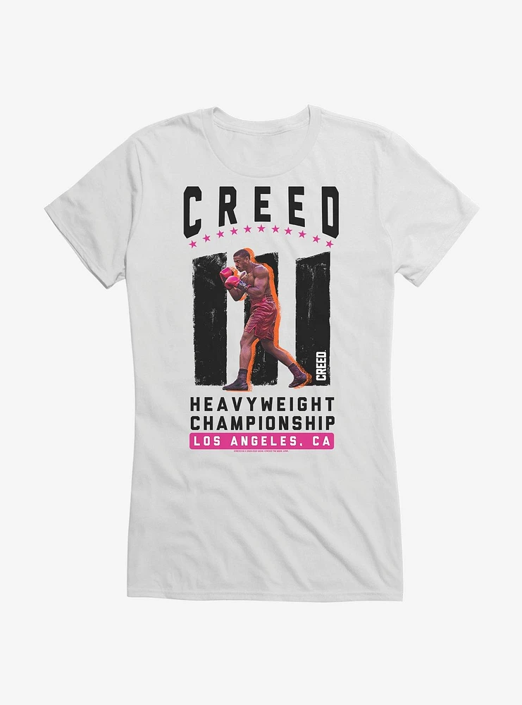 Creed III Heavyweight Championship LA Girls T-Shirt