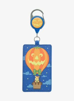 Loungefly Disney Winnie the Pooh Jack-o-Lantern Hot Air Balloon Retractable Lanyard - BoxLunch Exclusive