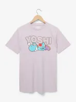Nintendo Super Mario Bros. Yoshi Sleeping Women’s T-Shirt - BoxLunch Exclusive