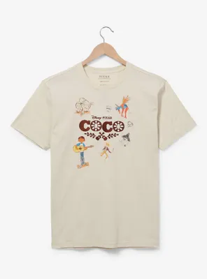 Our Universe Disney Pixar Coco Character Sketches T-Shirt - BoxLunch Exclusive