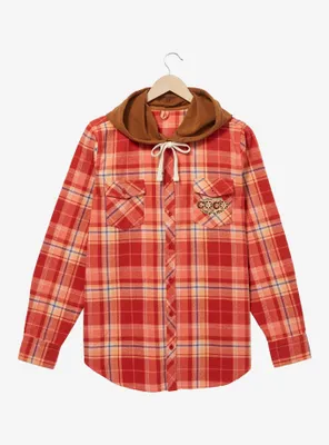 Disney Pixar Coco Miguel Poster Hooded Flannel - BoxLunch Exclusive