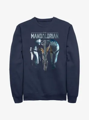 Star Wars The Mandalorian Din Djarin & Bo-Katan Mythosaur Sweatshirt BoxLunch Web Exclusive