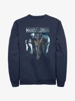 Star Wars The Mandalorian Din Djarin & Bo-Katan Mythosaur Sweatshirt BoxLunch Web Exclusive