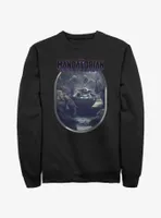 Star Wars The Mandalorian Alamites Attack Grogu Sweatshirt