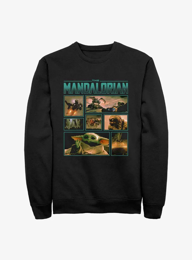 Star Wars The Mandalorian Adventures Through Mines of Mandalore Sweatshirt