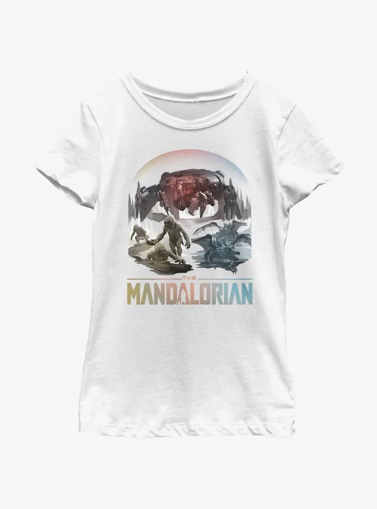 Star Wars the Mandalorian Living Waters Mines of Mandalore Youth Girls T-Shirt