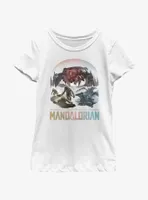 Star Wars the Mandalorian Living Waters Mines of Mandalore Youth Girls T-Shirt