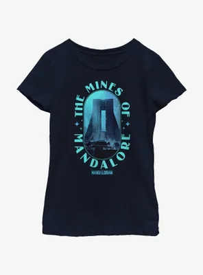 Star Wars The Mandalorian Mines of Mandalore Youth Girls T-Shirt