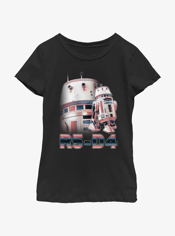 Star Wars The Mandalorian Droid R5-D4 Youth Girls T-Shirt