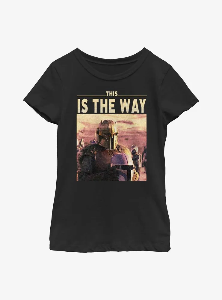 Star Wars The Mandalorian Initiation Youth Girls T-Shirt