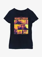 Star Wars The Mandalorian Pirates On Nevarro Standoff Youth Girls T-Shirt