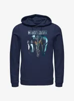 Star Wars The Mandalorian Din Djarin & Bo-Katan Mythosaur Hoodie BoxLunch Web Exclusive