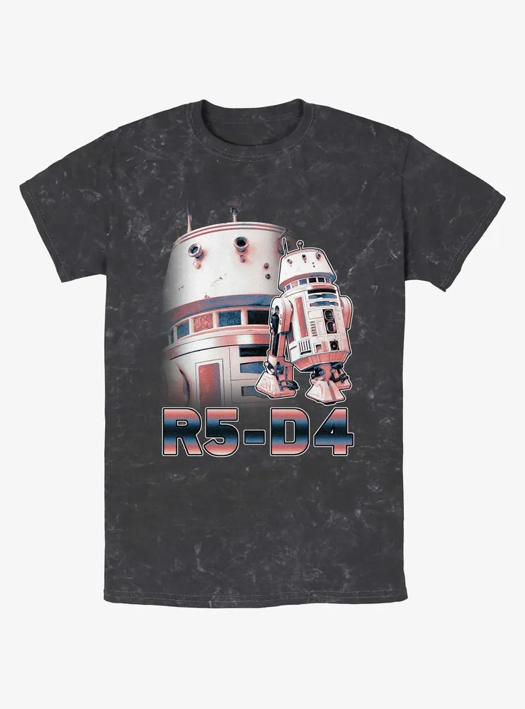 Star Wars The Mandalorian Droid R5-D4 Mineral Wash T-Shirt