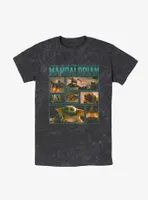 Star Wars The Mandalorian Adventures Through Mines of Mandalore Mineral Wash T-Shirt