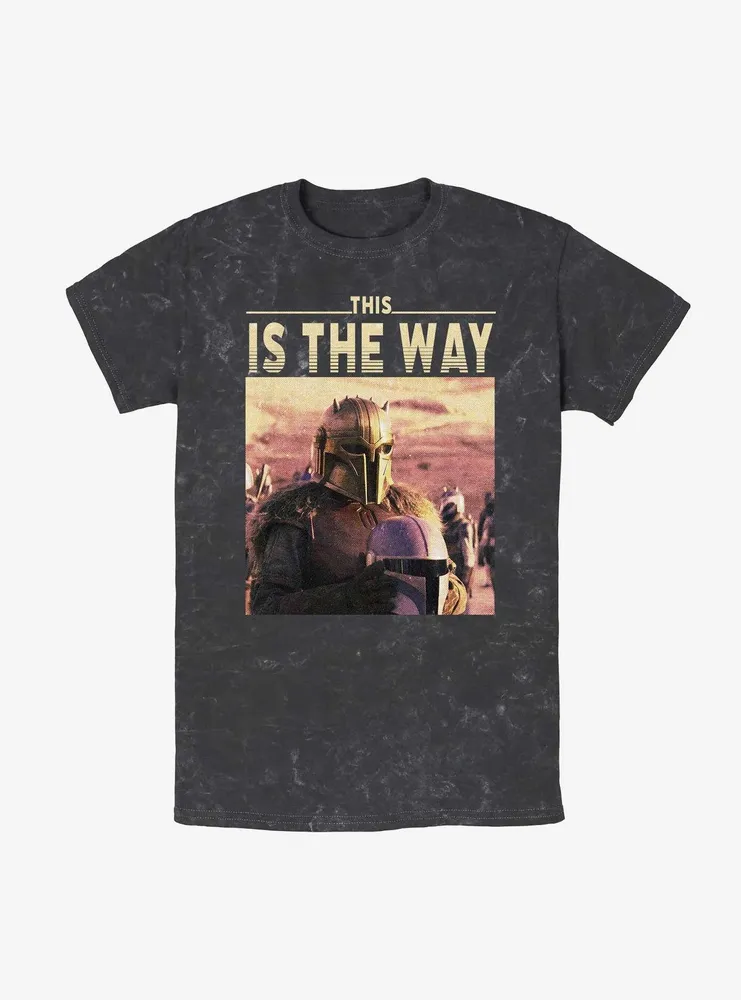 Star Wars The Mandalorian Initiation Mineral Wash T-Shirt