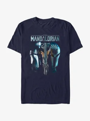 Star Wars The Mandalorian Din Djarin & Bo-Katan Mythosaur T-Shirt BoxLunch Web Exclusive