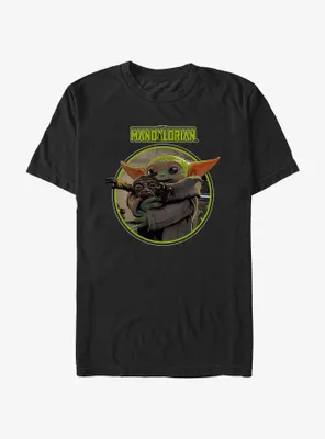 Star Wars The Mandalorian Grogu Hugging An Anzellan T-Shirt BoxLunch Web Exclusive