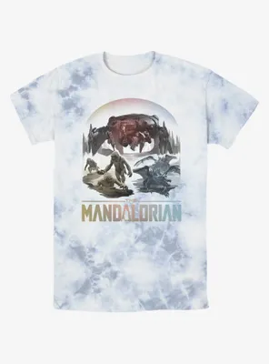 Star Wars the Mandalorian Living Waters Mines of Mandalore Tie-Dye T-Shirt