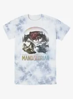 Star Wars the Mandalorian Living Waters Mines of Mandalore Tie-Dye T-Shirt