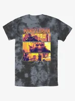 Star Wars The Mandalorian Pirates On Nevarro Standoff Tie-Dye T-Shirt
