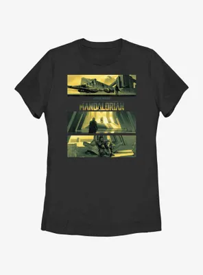 Star Wars The Mandalorian Bo-Katan's Castle On Kalevala Womens T-Shirt