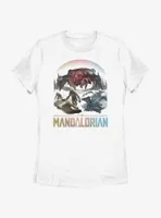 Star Wars the Mandalorian Living Waters Mines of Mandalore Womens T-Shirt