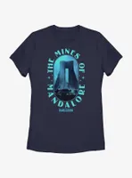 Star Wars The Mandalorian Mines of Mandalore Womens T-Shirt