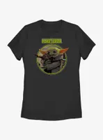 Star Wars The Mandalorian Grogu Hugging An Anzellan Womens T-Shirt BoxLunch Web Exclusive