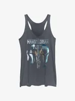 Star Wars The Mandalorian Din Djarin & Bo-Katan Mythosaur Womens Tank Top BoxLunch Web Exclusive