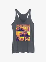 Star Wars The Mandalorian Pirates On Nevarro Standoff Womens Tank Top