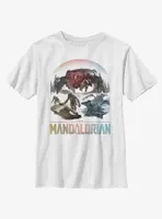 Star Wars the Mandalorian Living Waters Mines of Mandalore Youth T-Shirt