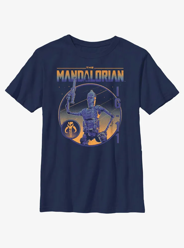 Star Wars The Mandalorian IG-11 Statue Youth T-Shirt