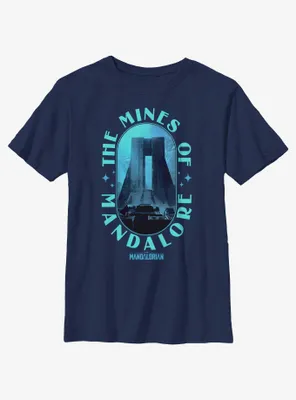 Star Wars The Mandalorian Mines of Mandalore Youth T-Shirt