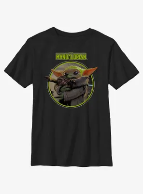 Star Wars The Mandalorian Grogu Hugging An Anzellan Youth T-Shirt BoxLunch Web Exclusive