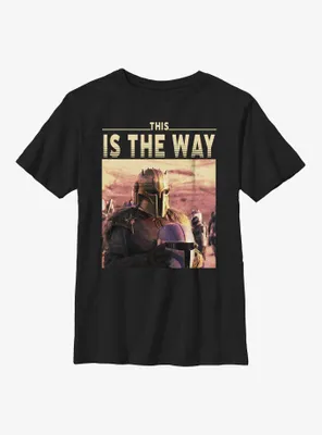 Star Wars The Mandalorian Initiation Youth T-Shirt