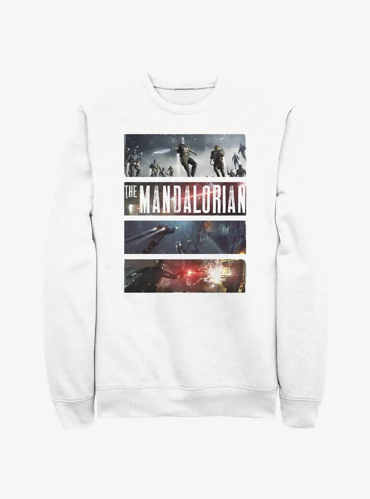 Star Wars The Mandalorian Big Battle Sweatshirt