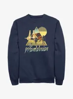 Star Wars The Mandalorian Bo-Katan & Din Djarin Sunset Nevarro Landing Sweatshirt BoxLunch Web Exclusive