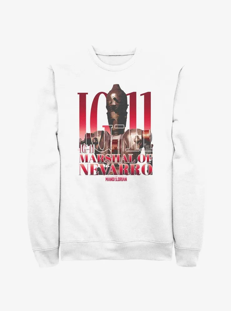 Star Wars The Mandalorian IG-11 Marshal Of Nevarro Sweatshirt