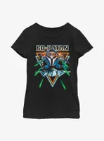 Star Wars The Mandalorian Bo-Katan Dogfight Youth Girls T-Shirt