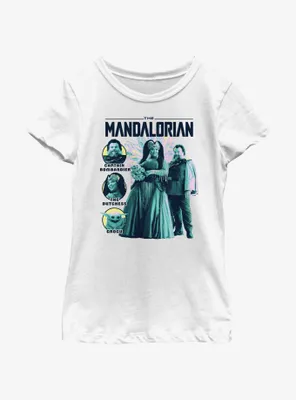 Star Wars The Mandalorian Captain and Dutchess Youth Girls T-Shirt