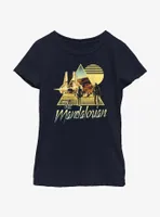 Star Wars The Mandalorian Bo-Katan & Din Djarin Sunset Nevarro Landing Youth Girls T-Shirt BoxLunch Web Exclusive