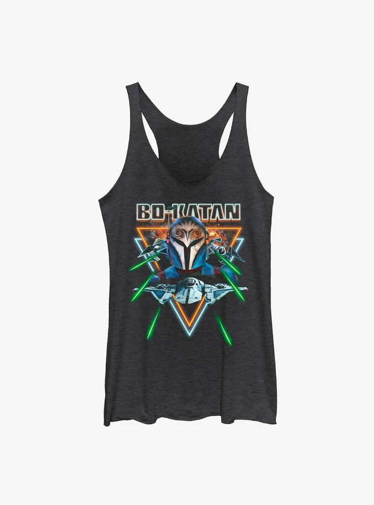 Star Wars The Mandalorian Bo-Katan Dogfight Womens Tank Top