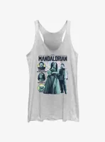 Star Wars The Mandalorian Captain and Dutchess Womens Tank Top