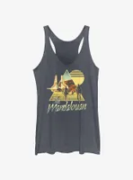 Star Wars The Mandalorian Bo-Katan & Din Djarin Sunset Nevarro Landing Womens Tank Top BoxLunch Web Exclusive