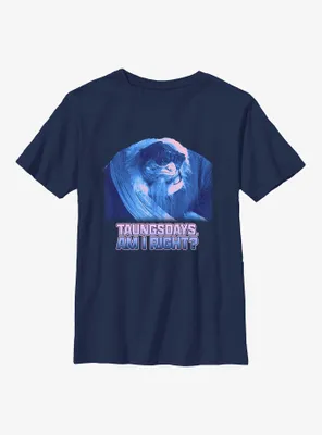 Star Wars The Mandalorian Taungsdays Am I Right Youth T-Shirt