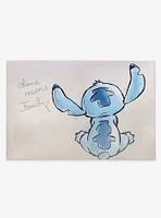 Disney Lilo & Stitch Back View Ohana Means Family Canvas Wall Decor